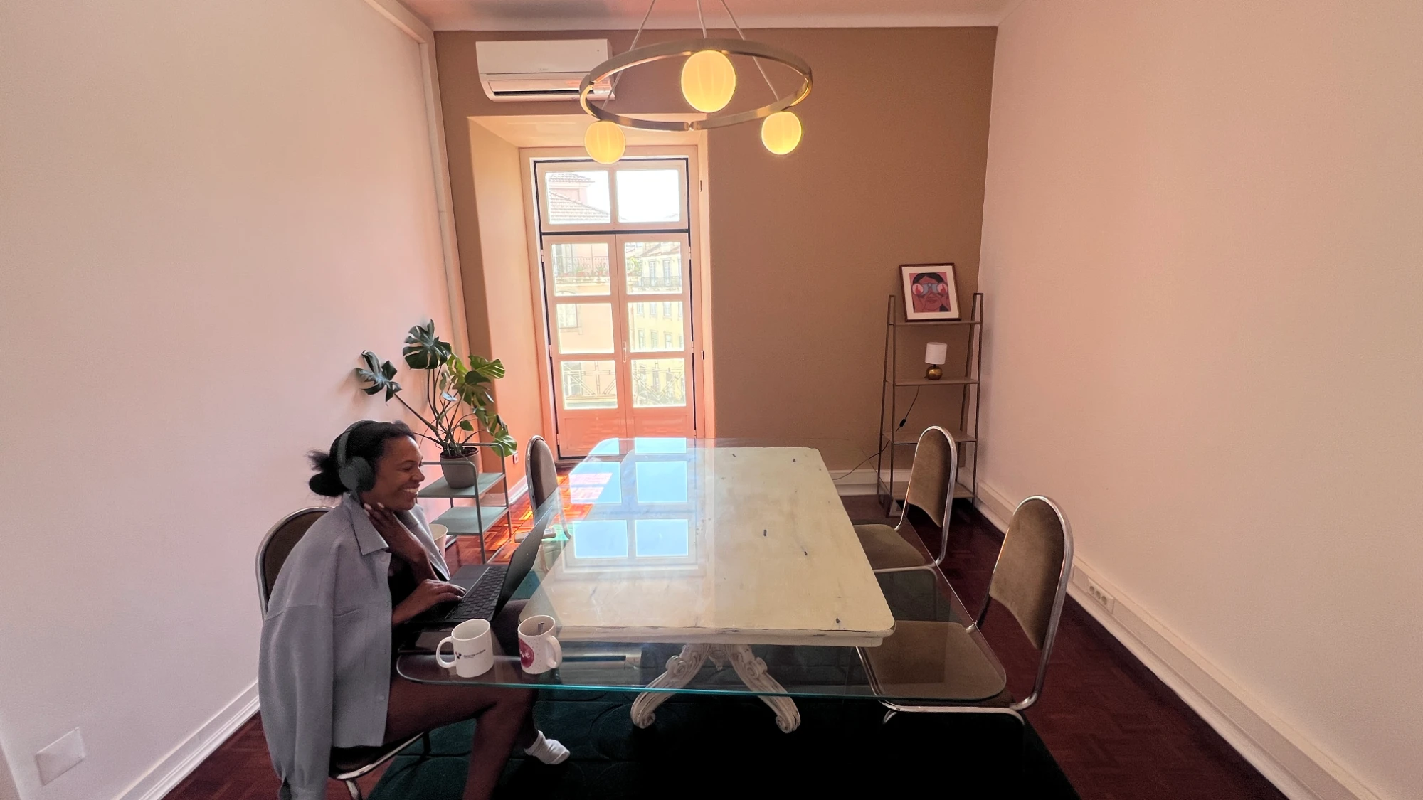 Sunny office with 4 desks · The Clubhouse Cowork Community