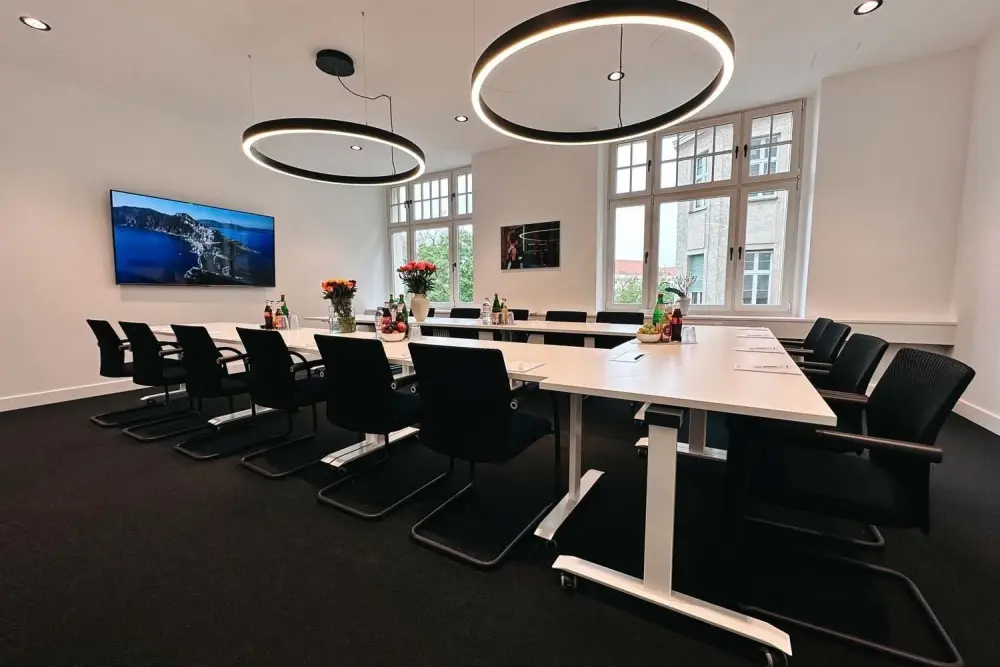 Konferenzraum Welttheater · ABC Workspaces Leipzig - Markt