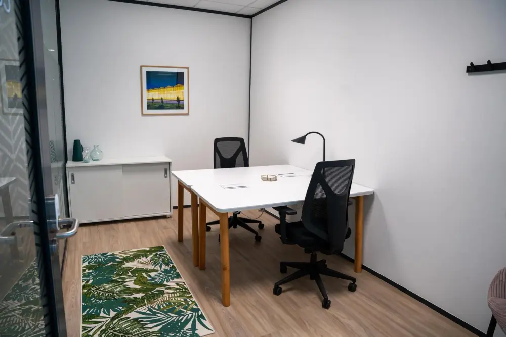 Bureau 1/2 postes - lumière artificielle · Flex-O Sophia Antipolis