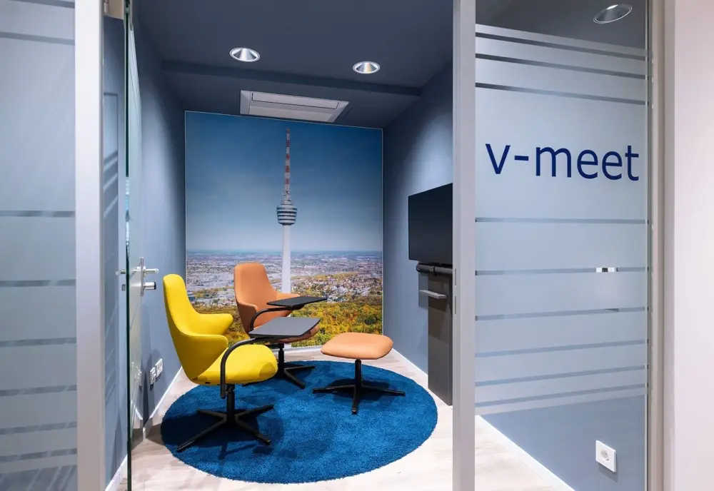 Meeting Room V-Meet · Ecos Work Spaces Stuttgart
