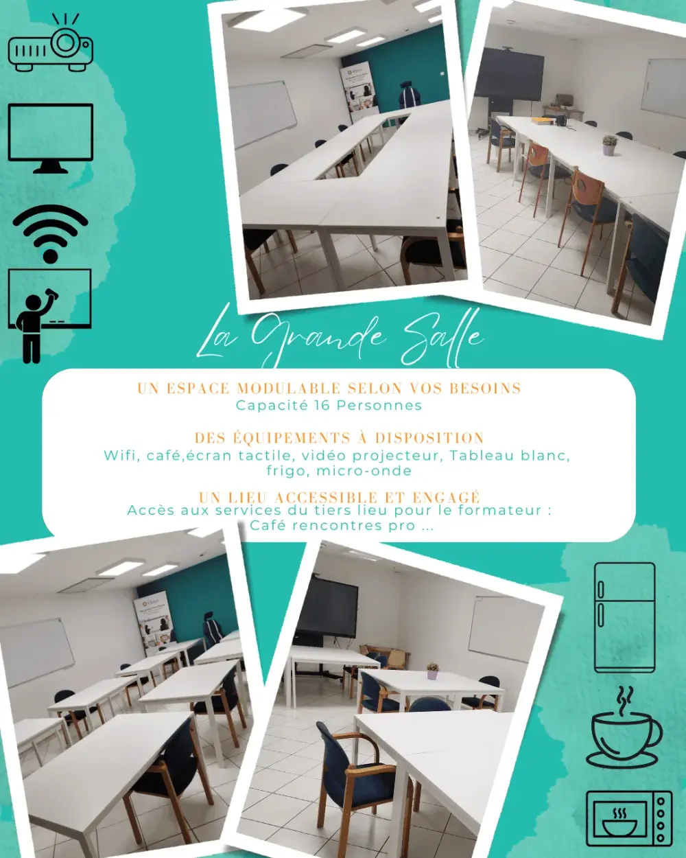 Salle de réunion et formation · Locaux Motiv' Miramas